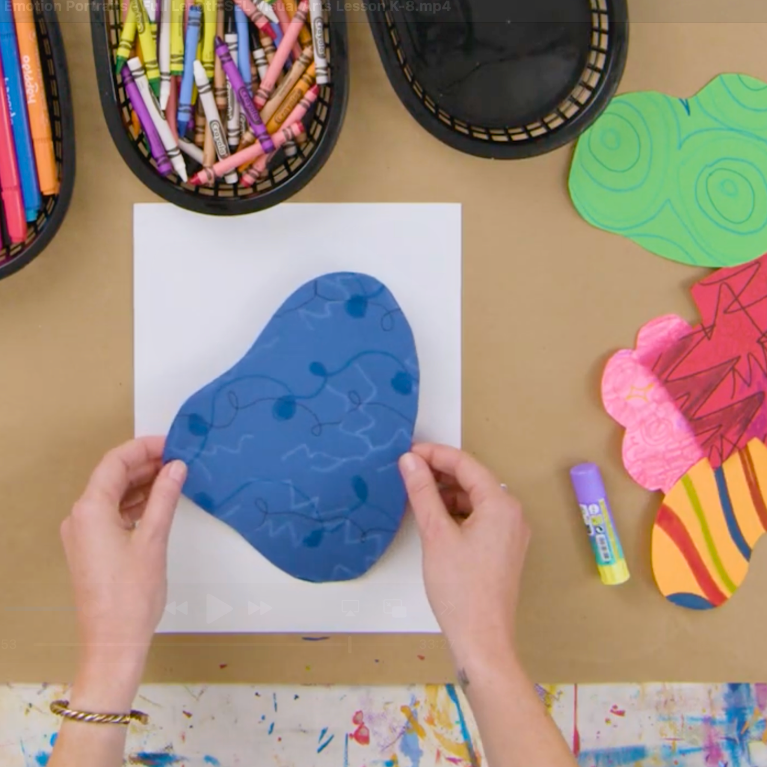 Express Your Feelings: Create an Emotion Portrait Art Project by ArtReach San Diego