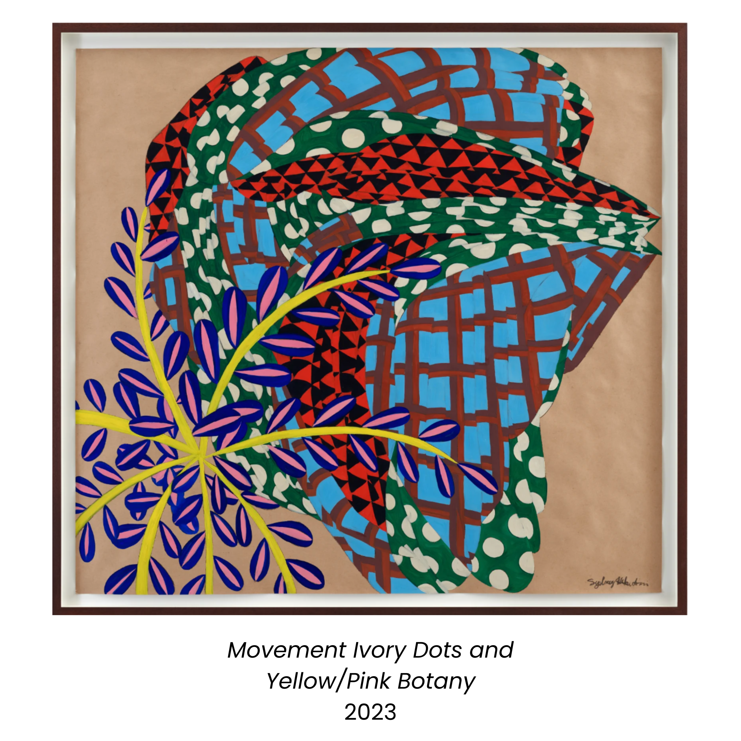 Sydney Albertini: Fabric-like Patterns and Layered Collages