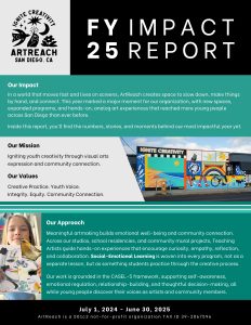 ArtReach Impact Report page 1