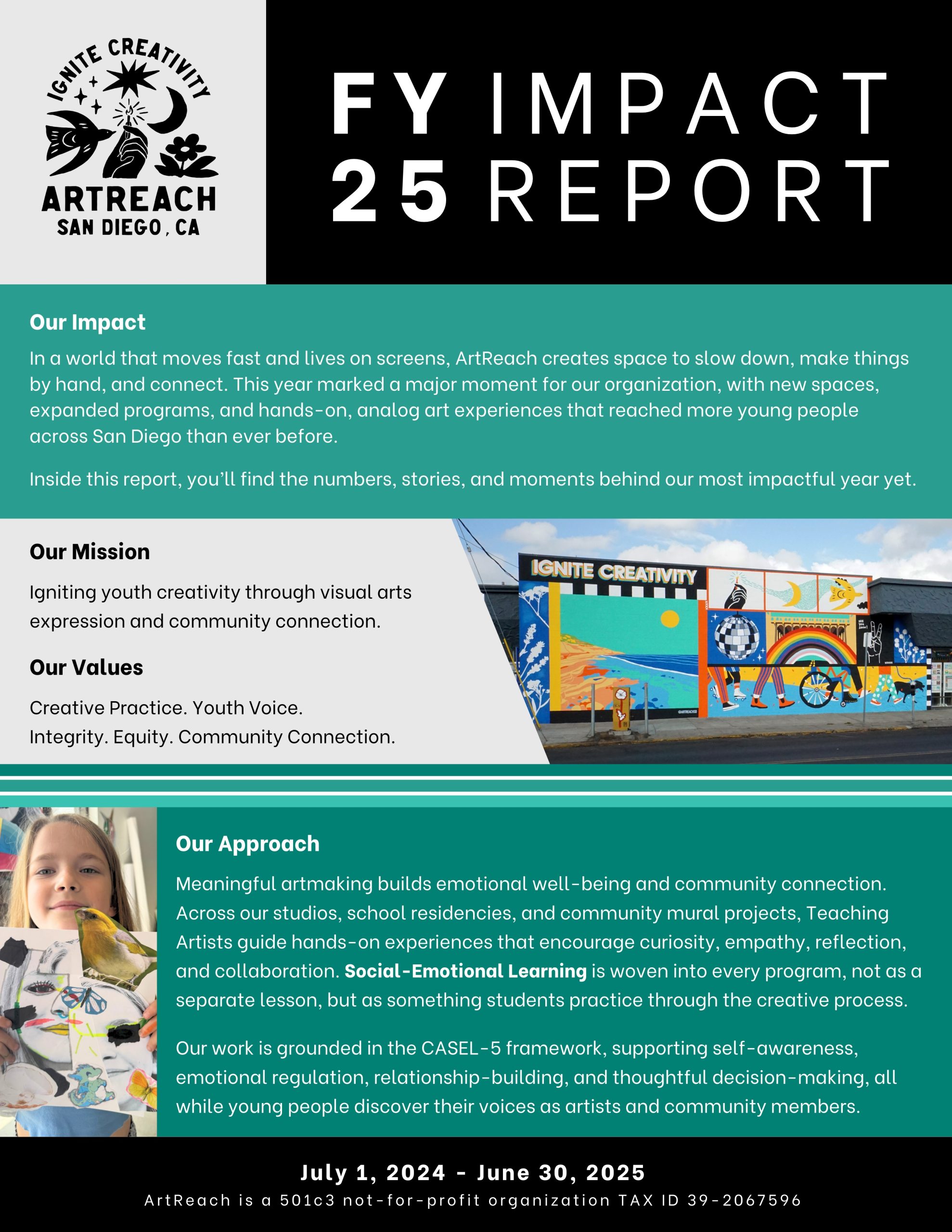 ArtReach Impact Report page 1