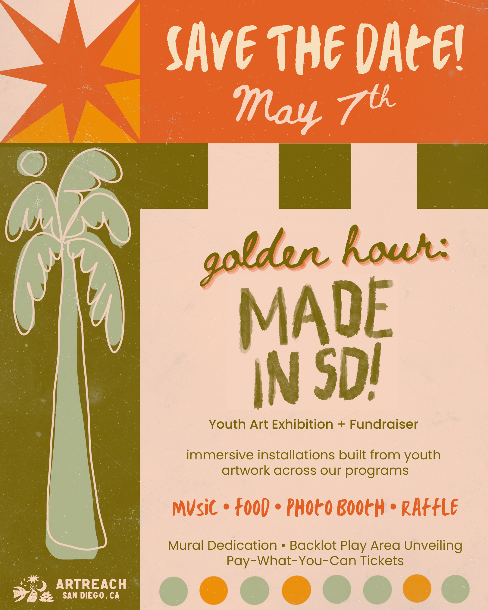ArtReach Announces “Golden Hour: Made in SD”, a Community Celebration of Youth Creativity