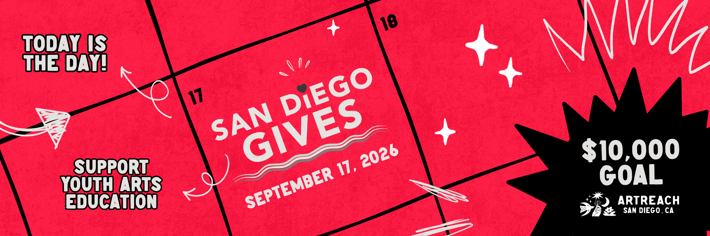 ArtReach set to Participate in SD Gives on September 17